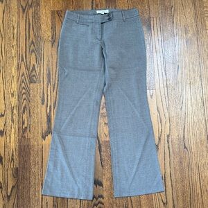 B30 Ann Taylor LOFT Gray Women's 2 Petite Trousers Curvy Flare